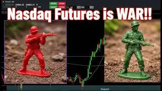 NASDAQ FUTURES IS WAR!!! - MY REVERSAL and TREND BREAK Set ups! - FVG STRATEGY #trading