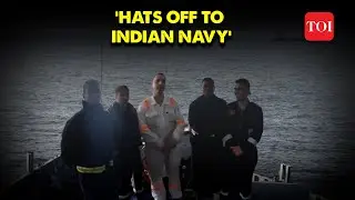Dramatic Showdown in Red Sea by Indian Navy: Video of Rescue as Houthis Strike Ship with 22 Indians