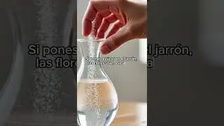 Por qu&eacute; el az&uacute;car y cloro hacen durar m&aacute;s las flores? 🌸 #curiosidades #ciencia #sab&iacute;asque