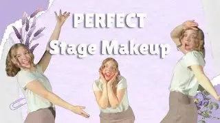 How to do PERFECT stage makeup | Theater makeup tutorial
