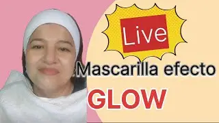 Mascarilla SUPER HIDRATANTE en vivo. Piel de SEDA #skincarecasero #aloevera #glowup 
