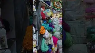 Chickpet vlog ..wool #streetshopping #banglore #chickpet #crochet #beads #craft #trending