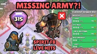 NO BOOST, No Problem? This Attack Was INSANE! NEW Spirit Walk + FB Army!  Legend League Live Hits