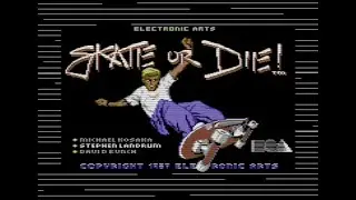 Skate or Die! Commodore 64 Rock Cover.
