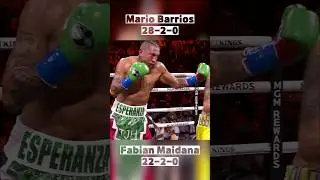 Mario Barrios vs Fabian Maidana | Fast Fight #MarioBarrios #FabianMaidana #sports #boxing #ko