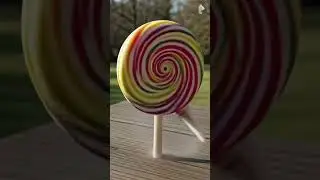 Candy Stick Turbo Spin 🍭⚡ #cake #ai #cupcake #cars #helpmemakethismakesense #funny