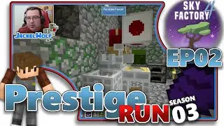 SKY FACTORY 4 - PRESTIGE RUN SEASON 3!!! EP02 [CAVE DIMENSION WORLD]