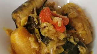 Catfish and boiled plantain /Ngolo