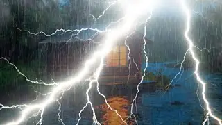 No Ads Rain Sounds for Sleeping &ndash; EVERGREEN Heavy Night Rain & Deep Thunder ASMR