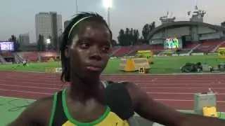 WYC Donetsk 2013 - Tiffany JAMES JAM - 400m Girls Final - Bronze