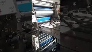 Bag Booklet Newspaper Double Sided 1,2,4 Colors Offset Printing Machine
