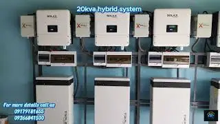 Solax X1 5kva G3 hybrid inverter single phase  4 units  Split-phase connection
