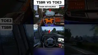 Truckers of Europe 3 vs Truck Simulator big Rigs rain comparison 📈🧐