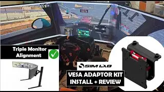 Triple Monitor Alignment made easy | Sim Lab Vesa Mount Adapter kit build + review