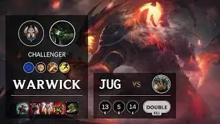 Warwick Jungle vs Olaf - EUNE Challenger Patch 10.4