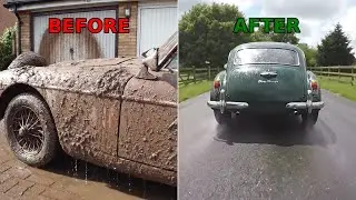 BRO THIS IS CRAZY 😱 RUSTY AUSTIN-HEALEY ➜ CLEAN AF SPEED DEMON 🔥