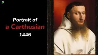 A portrait of a Carthusian monk, Petrus Christus, Netherlandish,1446