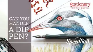 Speedball Hunt Dip Pen Calligraphy & Drawing on Stationery Test Drive