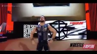 wwe roman reigns vs dean ambrose vs seth rollins triple threat match for wwe championship