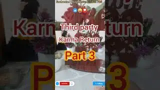 3rd party Karma Return 3 #tarot #viral #tarotreading #shortsvideo #shorts #astrology #shortvideo