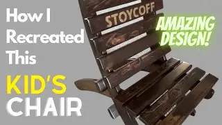 How I Recreated a Genius Kid&rsquo;s Chair for a Veteran Family // Woodworking & DIY