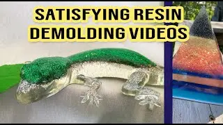 Satisfying Demolding Resin Mold Videos / 9 minutes of Reveals!