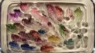 Mixing & Blending & Coloring Slime with makeup or air-dry clay. Небольшой трейлер канала