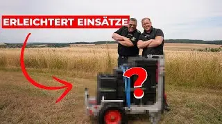 Innovation f&uuml;r BOS-Eins&auml;tze! - Wir zeigen euch den neuen Rollwagen f&uuml;r Drohneneins&auml;tze!