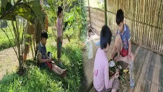 When two orphaned brothers had nothing to eat, their kind grandfather helped them.
