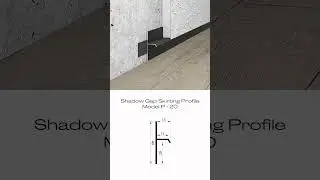 20 mm shadow gap skirting, modern design details. #shadowgap #skirting #interiordesign