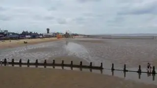 view from #Cleethorpes #pier on a beautiful #June afternoon #seaside #beach #holidayaccommodation