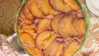 White Peach & Lychee Cake: from #CynthiaMcTernan #ACommonTable #Cookbook #easy
