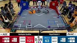 Lower Bracket  Round 5 Match 9 - 2025 FTC Burlington Qualifier