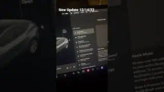 New Software Update for Tesla Model S3X and Y 12/14/22 Apple Play and Zoom