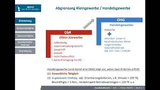 GbR 1 - Entstehung der GbR