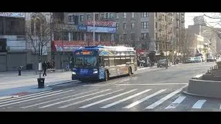 2021 New Flyer XDE40 Hybrid at 137th Street & Broadway on the M4