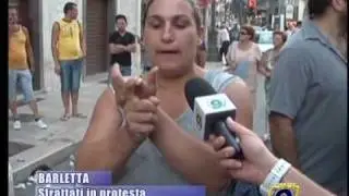 BARLETTA | Sfrattati in protesta