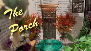 Dollar Tree DIY Book Nook Art Diorama &ldquo; The Porch&rdquo;