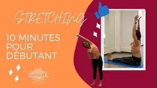 Cours de stretching facile  |  10 mn d'&eacute;tirement  | (stretching d&eacute;butant)