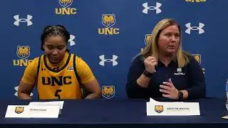 Neenah George and Kristen Mattio Press Conference vs Protland State