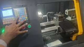 CNC Trainer Lathe Machine.