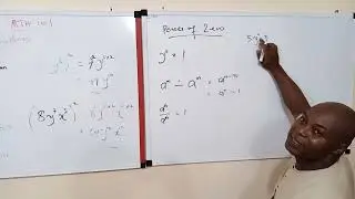 Brackets with Indices, Power of Zero and Negative Indices