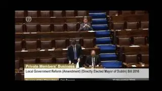 Jack Chambers Speech on a Directly Elected Mayor For Dublin Bill