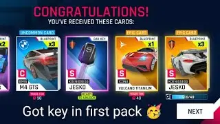 Asphalt 9 - Got The Key Koenigsegg Jesko In First Pack Open 🥳