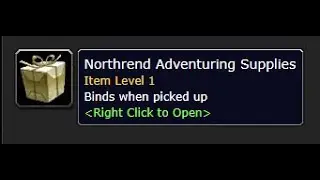 Opening 30+ Northrend Adventuring Supplies Wotlk Classic