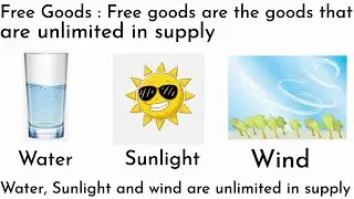 Difference between free goods and economic goods