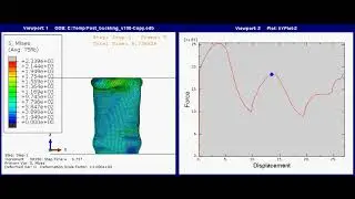 Abaqus animation: Compressible tube