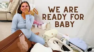BABY IS ALMOST HERE + PACKING OUR HOSPITAL BAGS!