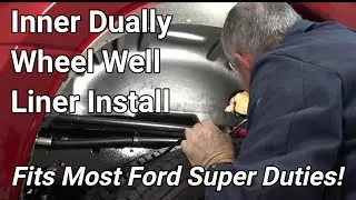 Как установить внутреннюю подкрылку для колесных арок Ford