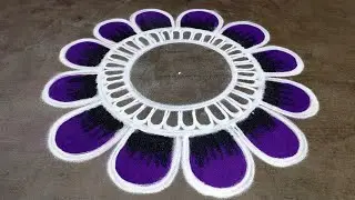 Newyear 2026 freehand rangoli designs|newyear mugguludesigns|newyear special kolam| Amazing rangoli